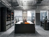 工業(yè)風格辦公室裝修裝飾設計效果-1509-07